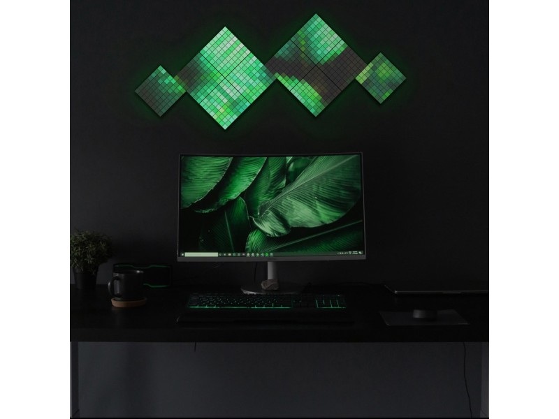 Twinkly Squares Extension Kit Smart lighting kit Black Wi-Fi/Bluetooth