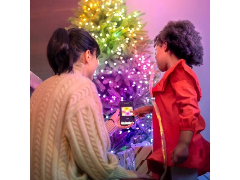 Twinkly Candies LED Christmas tree lights TWKC200RGB-G Candle shape