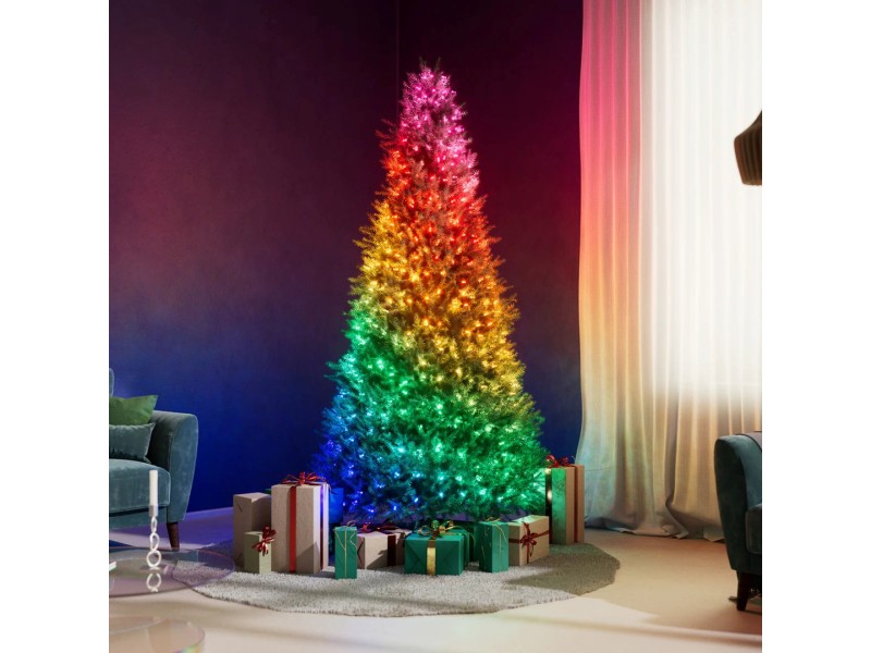 Twinkly Candies LED Christmas tree lights TWKC100RGB-T 6 M Candle shape