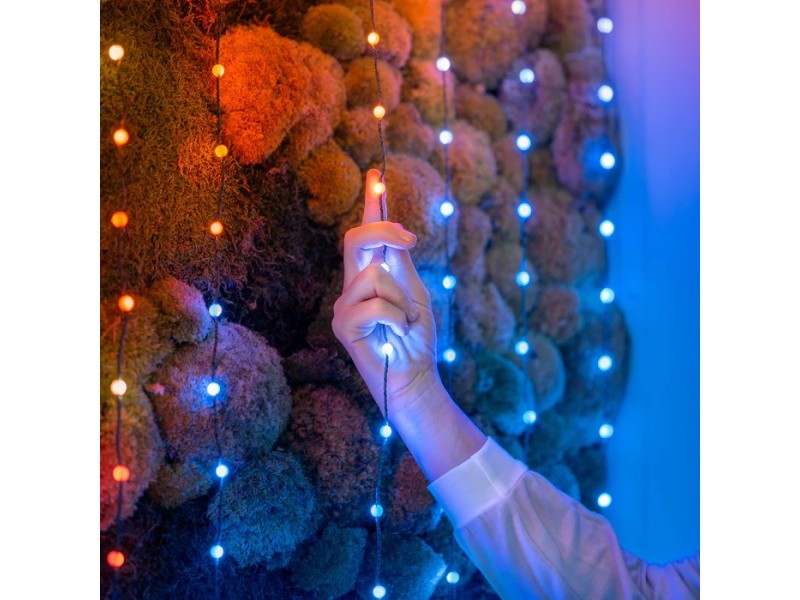 Twinkly Candies LED Christmas tree lights TWKP100RGB-T 6 m 100 pearl-shaped lights
