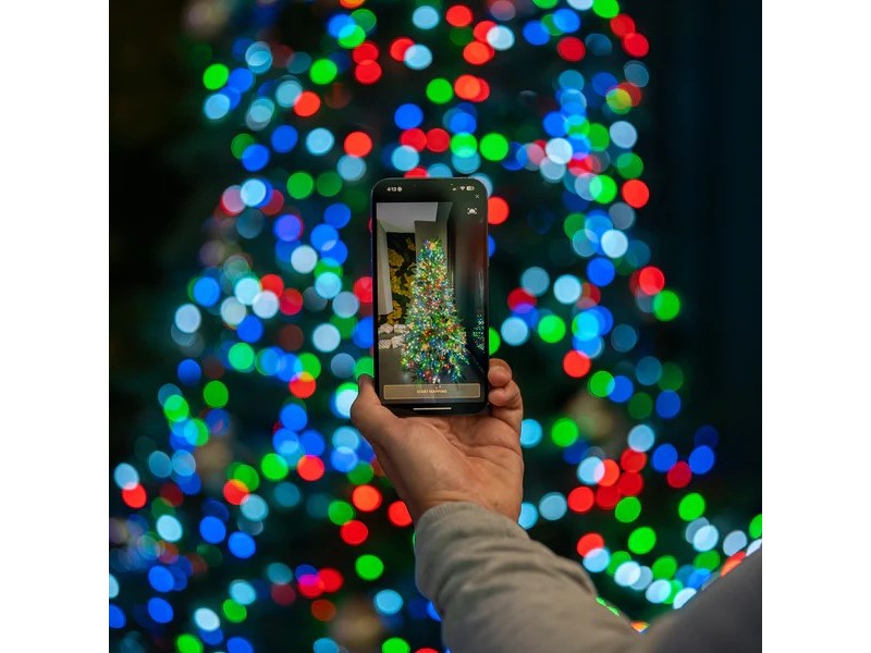 Twinkly Candies LED Christmas tree lights TWKP100RGB-T 6 m 100 pearl-shaped lights