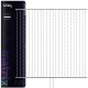 Twinkly Matrix - 480 RGB LED Pearl-shaped lights, clear wire, 3.3x3.3ft F-plug type