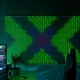 Twinkly Matrix - 500 RGB LED Pearl-shaped lights, clear wire, 1.7x7.8ft F-plug type