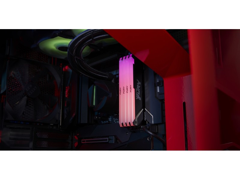 Kingston Technology FURY Beast 32GB 3200MT/s DDR4 CL16 DIMM (Kit of 2) 1Gx8 RGB