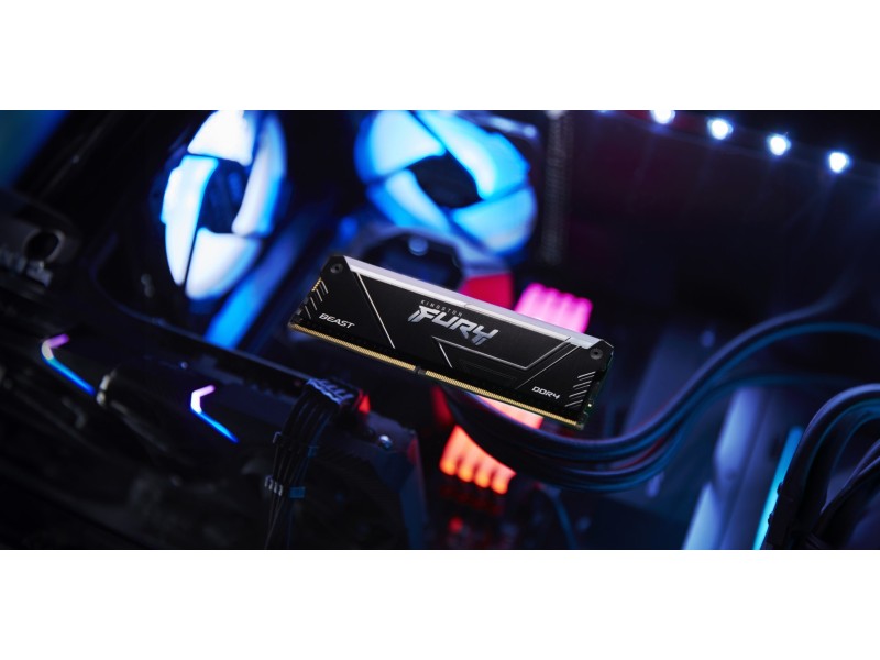 Kingston Technology FURY Beast 32GB 3200MT/s DDR4 CL16 DIMM (Kit of 2) 1Gx8 RGB
