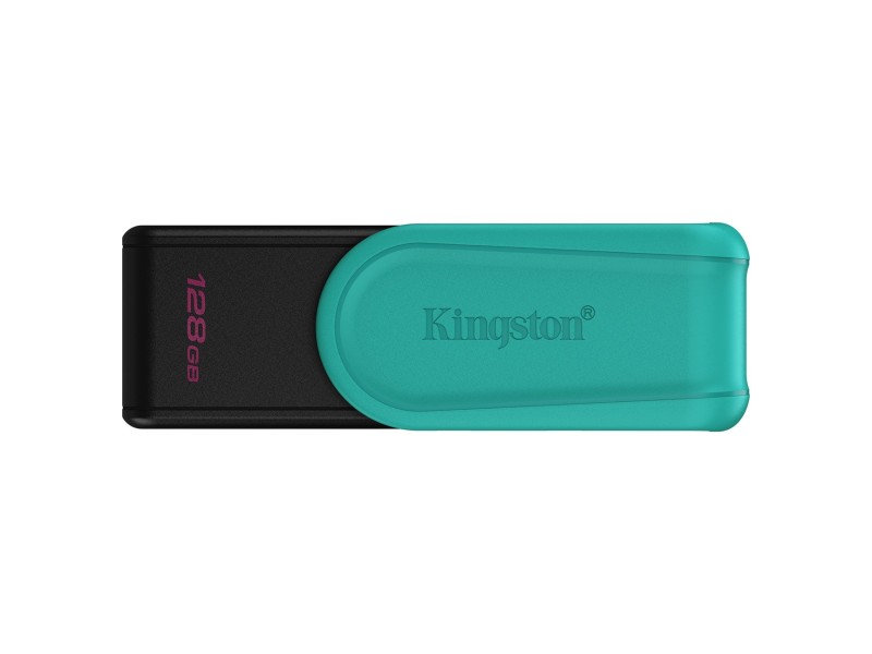 Kingston Technology DataTraveler 128GB Portable USB 3.2 Gen 1 Exodia S (Black/Turquoise)