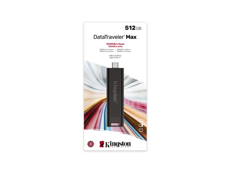 Kingston Technology DataTraveler 512GB Max 1000R/900W USB 3.2 Gen 2