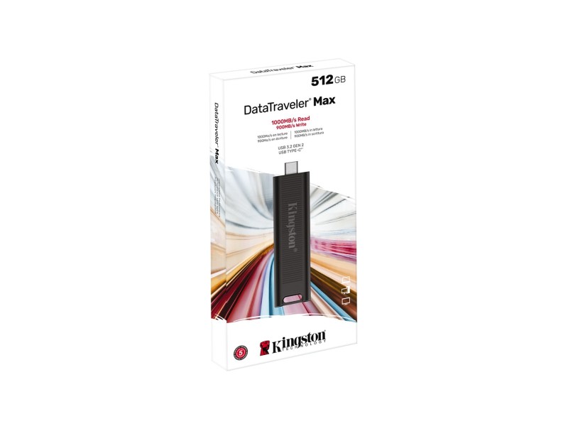 Kingston Technology DataTraveler 512GB Max 1000R/900W USB 3.2 Gen 2