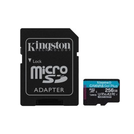 Kingston Technology 256GB microSDXC Canvas Go Plus Gen4 200MB/s A2 U3 V30 Card + Adapter