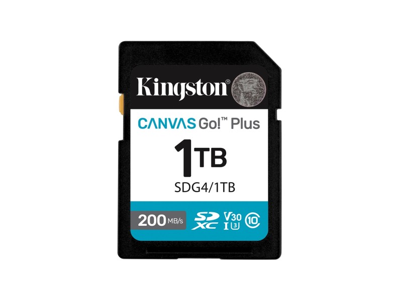 Kingston Technology Canvas Go! Plus 1TB SDXC Canvas Go Plus Gen4 200MB/s C10 UHS-I U3 V30