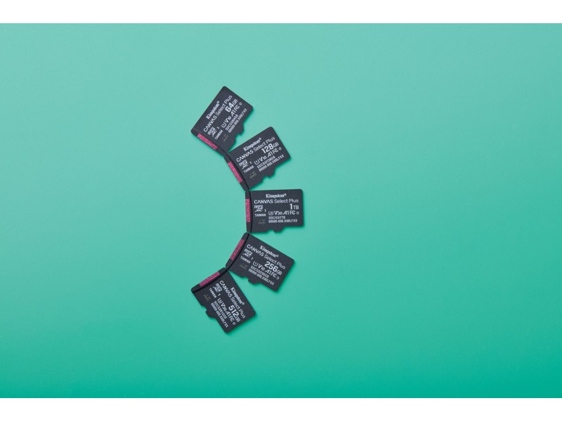 Kingston Technology 64GB micSDXC Canvas Select Plus Gen3 100R A1 Single Pack w/o ADP