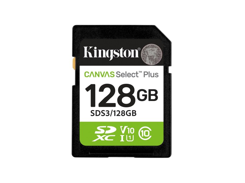 Kingston Technology 128GB SDXC Canvas Select Plus Gen3 150MB/s C10 UHS-I U1 V10