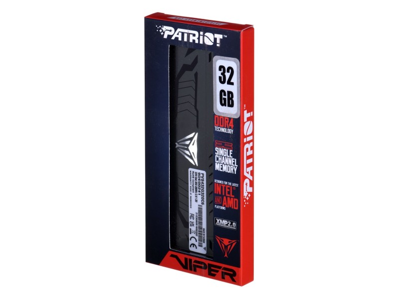 Patriot Memory Viper Steel PVS432G320C6 memory module 32 GB 1 x 32 GB DDR4 3200 MHz