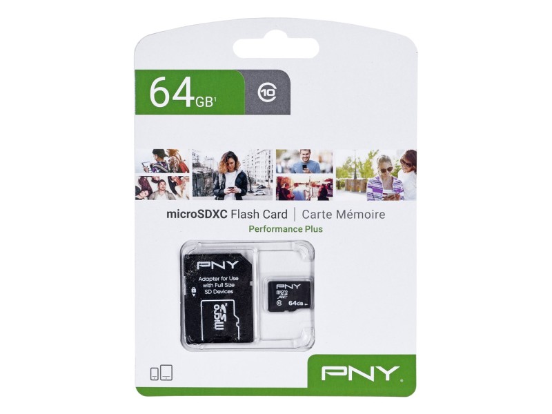 PNY Performance Plus 64 GB MicroSDXC Class 10