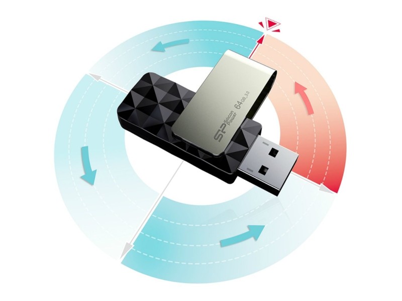 Silicon Power Blaze B30 USB flash drive 32 GB USB Type-A 3.0 (3.1 Gen 1) Black
