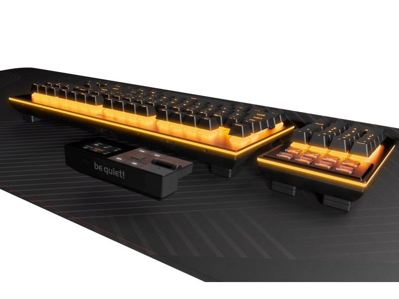 be quiet! Dark Mount Silent Linear US ANSI keyboard Gaming USB QWERTY US English Black