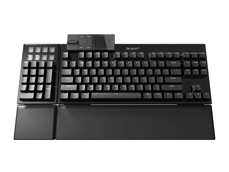 be quiet! Dark Mount Silent Linear US ANSI keyboard Gaming USB QWERTY US English Black