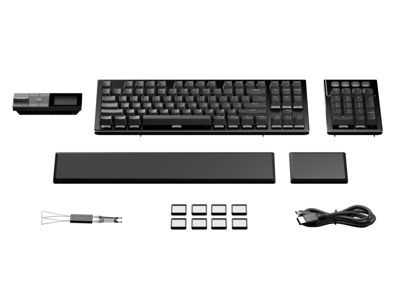 be quiet! Dark Mount Silent Linear US ANSI keyboard Gaming USB QWERTY US English Black