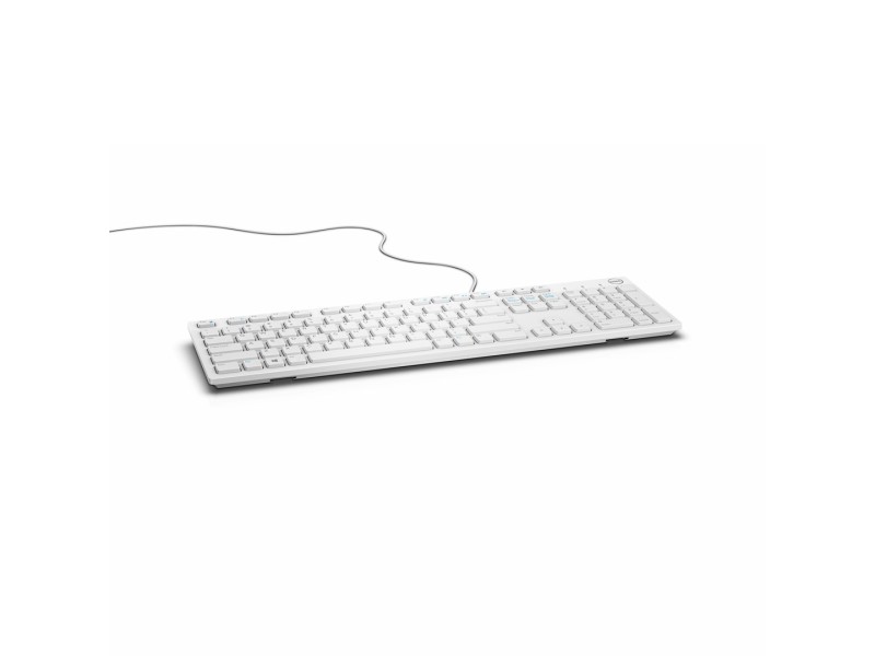 DELL KB216 keyboard USB QWERTY US International White