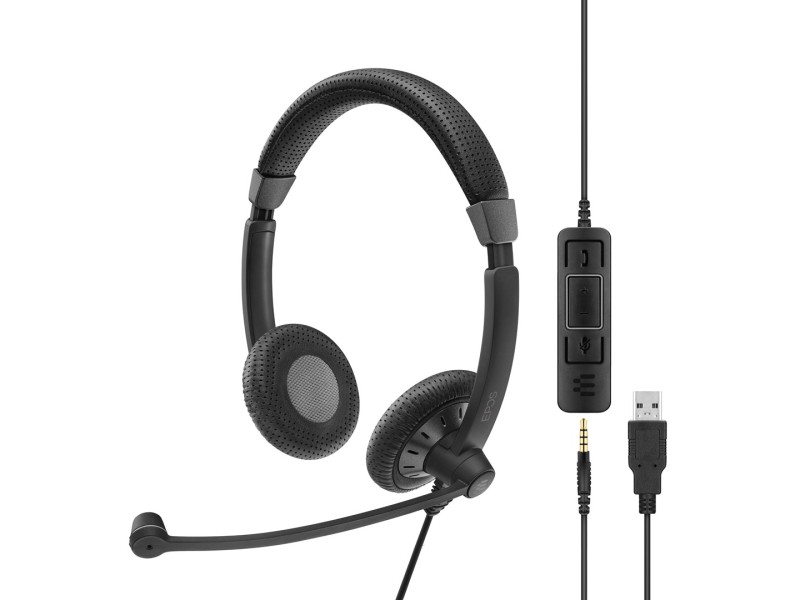 EPOS | SENNHEISER IMPACT SC 75 USB MS Headset Wired Headband Calls/Music USB Type-A Black