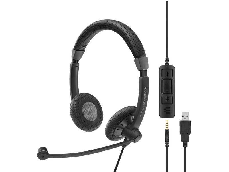 EPOS | SENNHEISER IMPACT SC 75 USB MS Headset Wired Headband Connectivity/Music USB Type-A Black