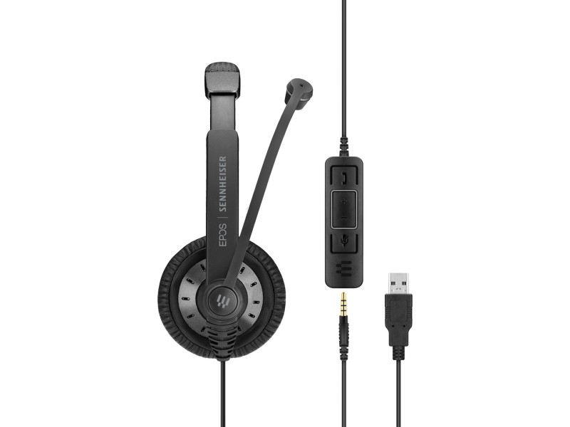 EPOS | SENNHEISER IMPACT SC 75 USB MS Headset Wired Headband Connectivity/Music USB Type-A Black