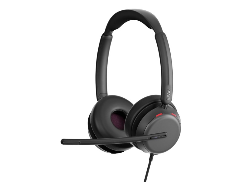 EPOS IMPACT 860T ANC Headset Wired Headband Office/Call Center USB Type-C Black