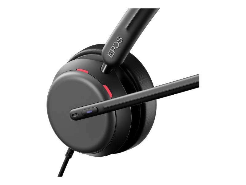 EPOS IMPACT 860T ANC Headset Wired Headband Office/Call Center USB Type-C Black