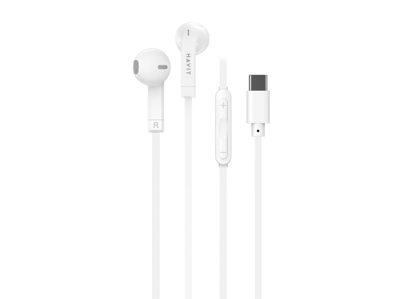 Havit E336C wired headphones White