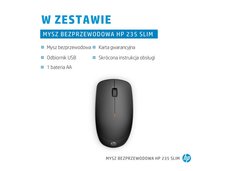 HP 235 Slim Wireless Mouse