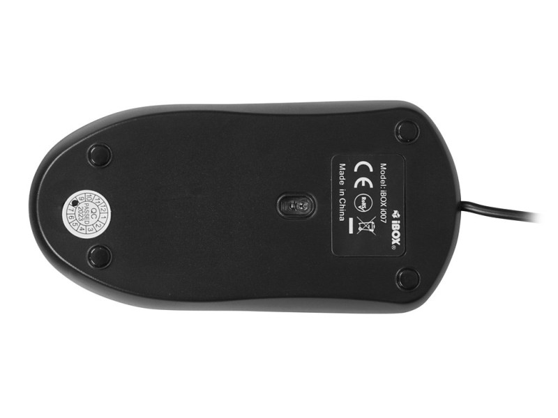 iBOX i007 wired optical mouse, black