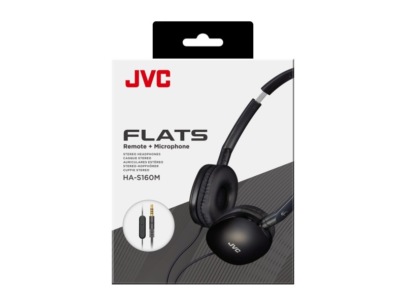 JVC HA-S160M Headset Wired Head-band Calls/Music Black