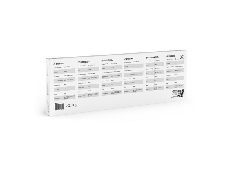 Savio KB-04 keyboard Home/Office USB QWERTY UK International Black
