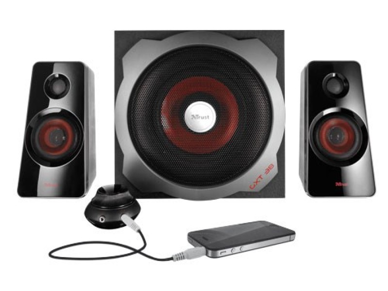 Trust GXT 38 2.1 Black Wired 60 W