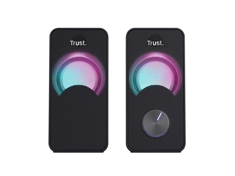 Trust Arys - RGB LED illuminated 2.0 speaker set (black)