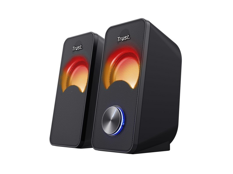 Trust Arys - RGB LED illuminated 2.0 speaker set (black)