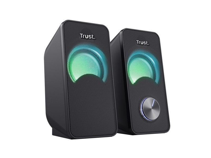 Trust Arys - RGB LED illuminated 2.0 speaker set (black)