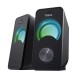 Trust Arys - RGB LED illuminated 2.0 speaker set (black)