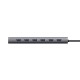 Trust Halyx - Type-A 5000 Mbit/s 7 Port USB 3.2 Gen1 Hub (silver)