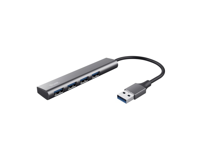 Trust Halyx USB 3.2 Gen 1 (3.1 Gen 1) Type-A 5 Mbit/s Black, Grey