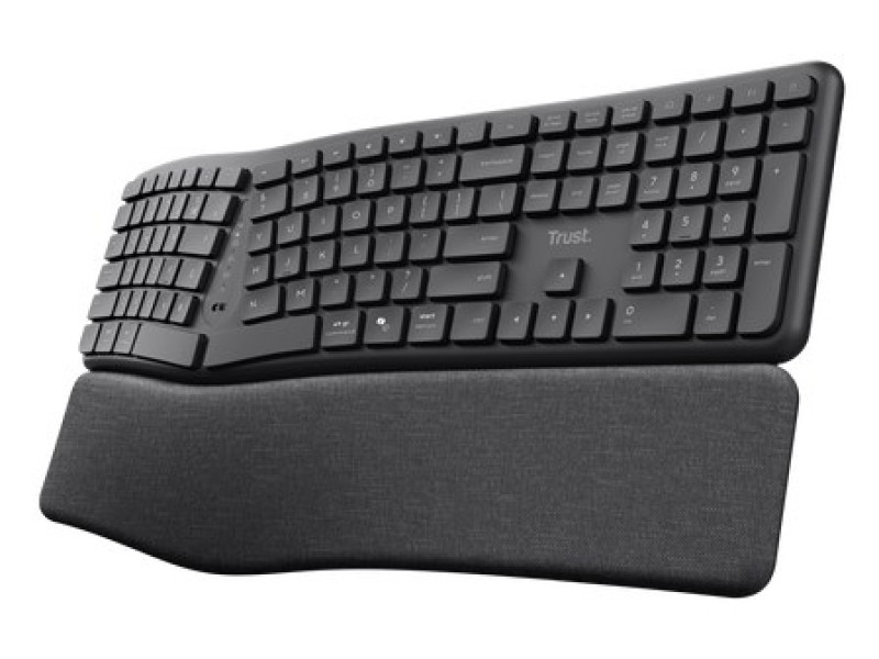 Trust Keyra Ergonomic multidevice wireless keyboard