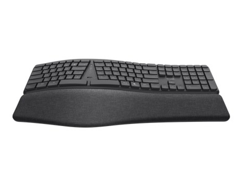 Trust Keyra Ergonomic multidevice wireless keyboard