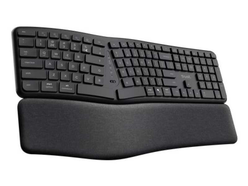 Trust Keyra Ergonomic multidevice wireless keyboard