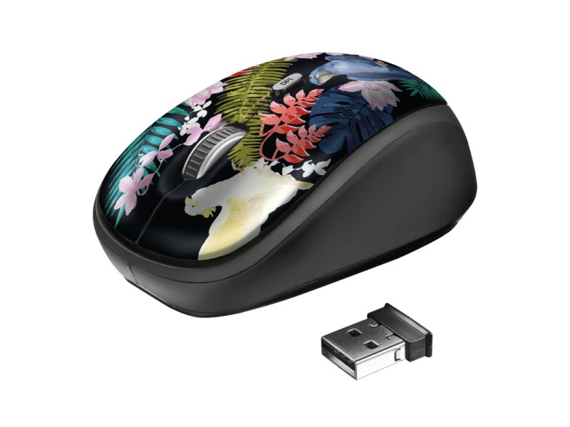 Trust Yvi mouse Ambidextrous RF Wireless Optical 1600 DPI