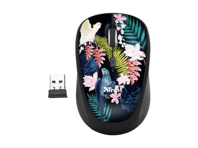 Trust Yvi mouse Ambidextrous RF Wireless Optical 1600 DPI