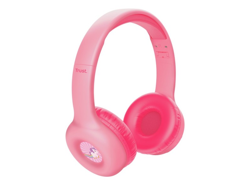 Trust Nouna Headset Wired & Wireless Head-band Calls/Music USB Type-C Bluetooth Pink