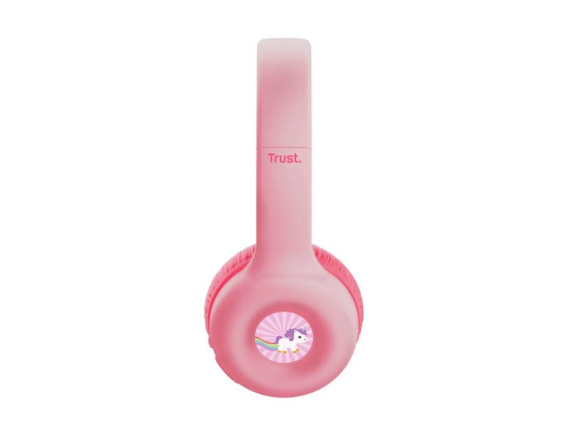 Trust Nouna Headset Wired & Wireless Head-band Calls/Music USB Type-C Bluetooth Pink