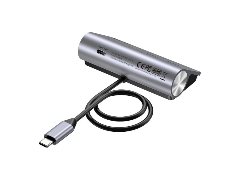 UNITEK ALUMINIUM USB-C HUB 2X USB-A 2X USB-C 5GBPS