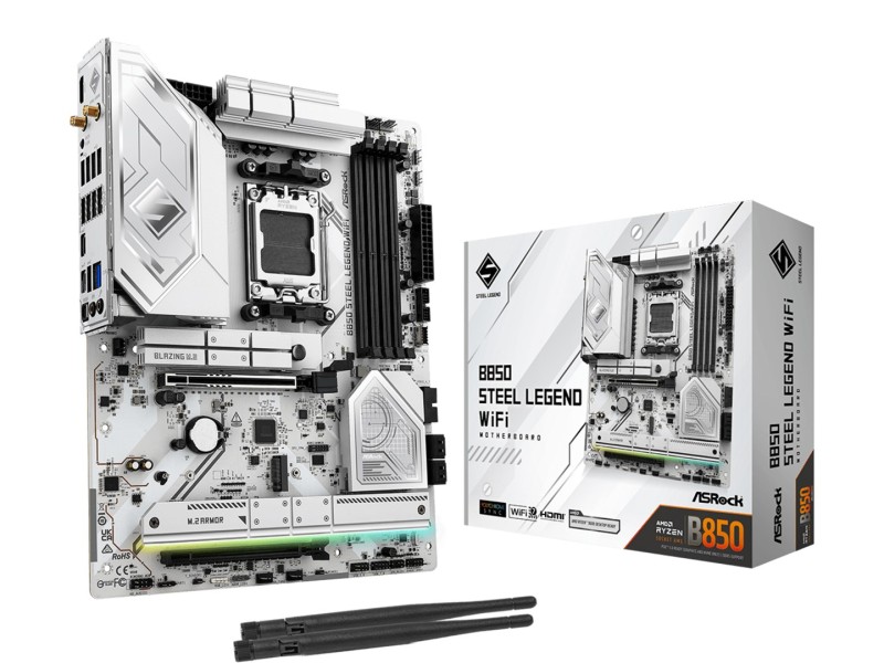 Asrock B850 Steel Legend WiFi AMD B850 Socket AM5 ATX