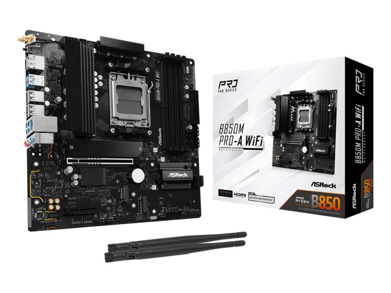 Asrock B850M Pro-A WiFi AMD B850 Socket AM5 micro ATX
